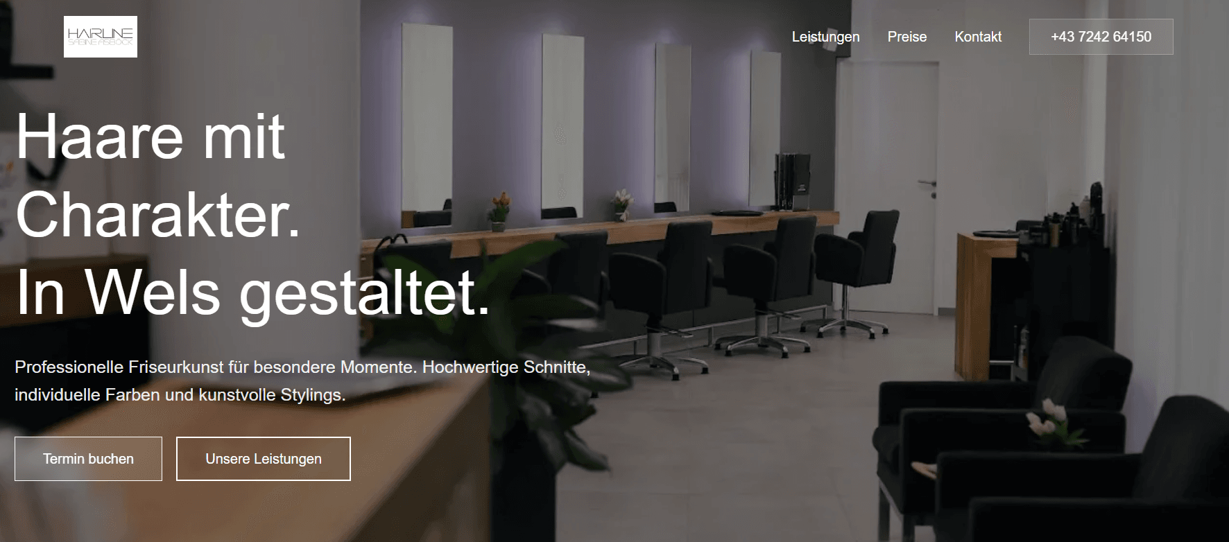 Website-Projekt Asböck Hairline